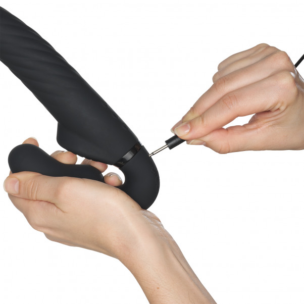 Strap U Ergo-Fit Twist Oppustelig Vibrerende Strap-on håndbillede 52