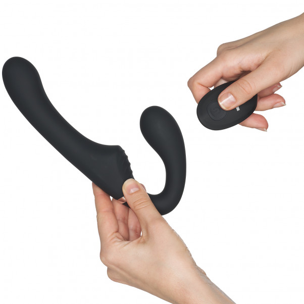 Strap U Mighty Rider Vibrerende Strap-on håndbillede 50