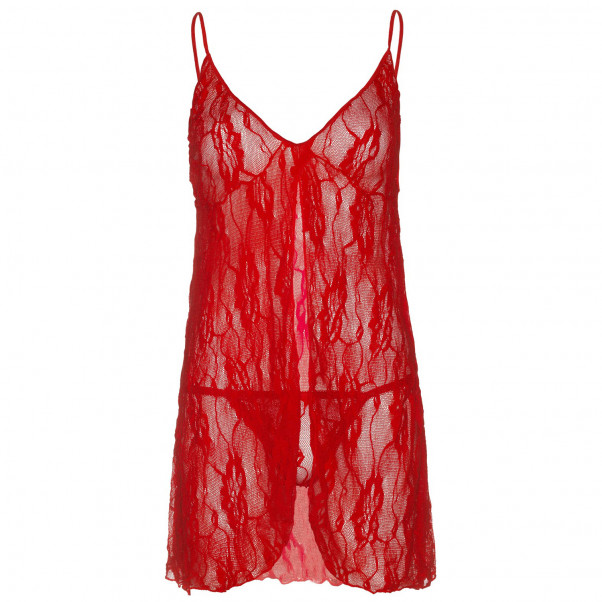 Leg Avenue Romantic Babydoll og G-Streng Sæt Rød produktbillede 3