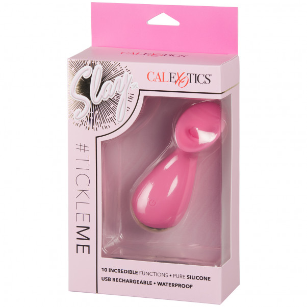 NEW - Calexotics Slay Tickle Me Vibrator billede af emballagen 90