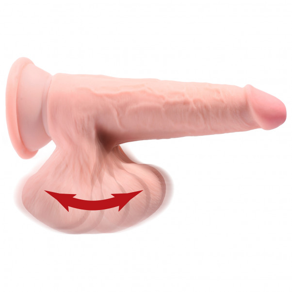 King Cock Plus Triple Density Swinging Balls Dildo 21 cm produktbillede 3