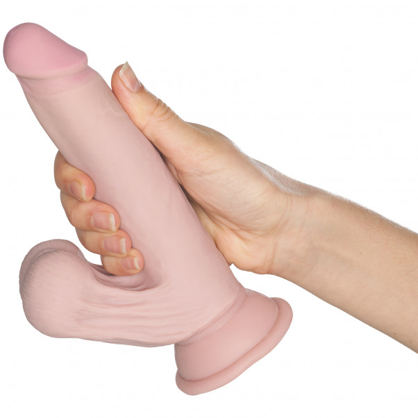 King Cock Plus Triple Density Swinging Balls Dildo 21 cm håndbillede 50