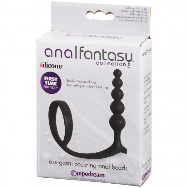 Anal Fantasy Ass-Gasm Penisring med Analkæde billede af emballagen 90