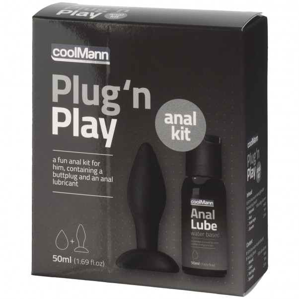 CoolMann Plug ‘n Play Anal Sæt billede af emballagen 90