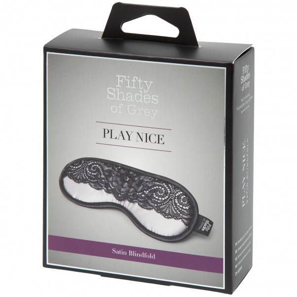 Fifty Shades Of Grey Play Nice Satin Blindfold billede af emballagen 90