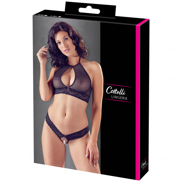 Cottelli Bralette & G-streng Sæt  90