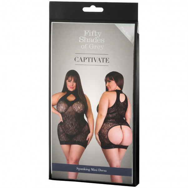 Fifty Shades Of Grey Captivate Plus Size Spanking Mini Kjole  90
