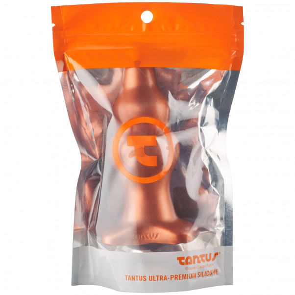 Tantus Severin Super Soft Kobber Medium Anal Plug billede af emballagen 90