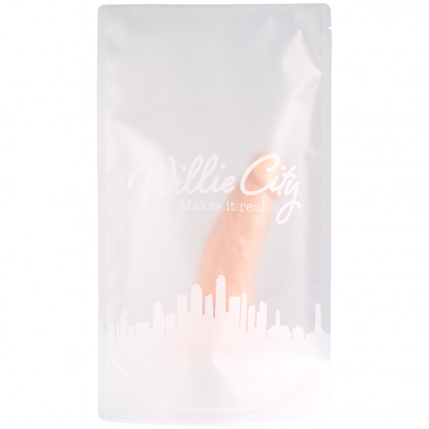 Willie City Realistisk Dildo Vibrator med Kugler 19 cm  90