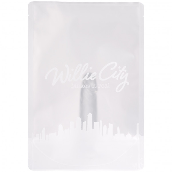 Willie City Klar Realistisk Dildo med Sugekop 13 cm 90