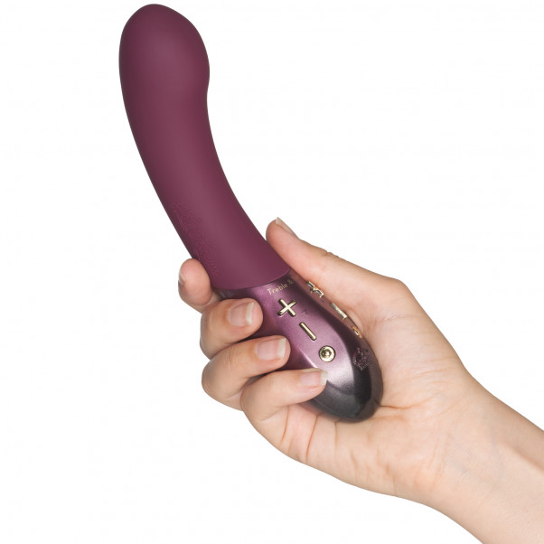 Hot Octopuss Kurve G-Punkts Vibrator Produktbillede med hånd 50