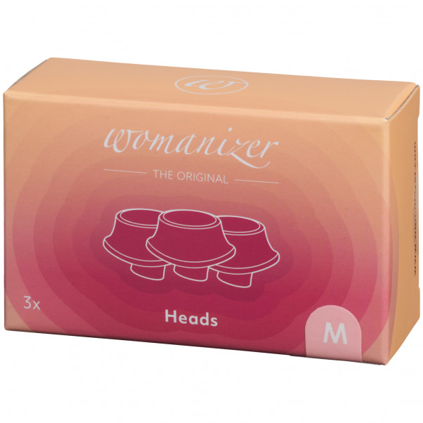 Womanizer Lyserød Sugehoveder 3 Stk Medium  90