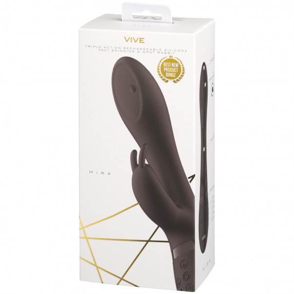 Vive Mira Opladelig Triple-Action G-Punkts Rabbit Vibrator  90