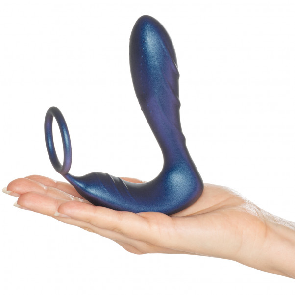 Hueman Black Hole Anal Vibrator med Penis Ring  50