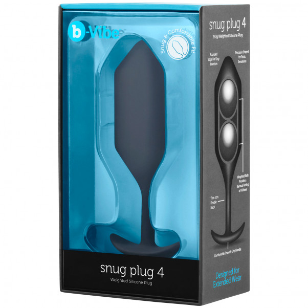 B-Vibe Snug Plug 4 Butt Plug Emballagebillede 90