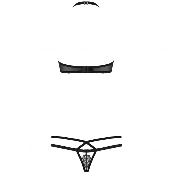 Obsessive Sort Halterneck BH Sæt Produktbillede 4
