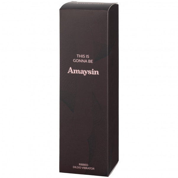 Amaysin Ribbed Dildo Vibrator Emballagebillede 90