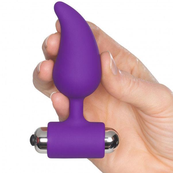 Baseks Teaser Vibrerende Butt Plug Sæt Produktbillede med hånd 50