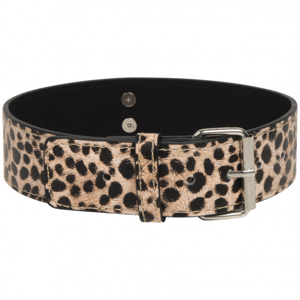 Baseks Leopard Halsbånd med Kæde Produktbillede 2