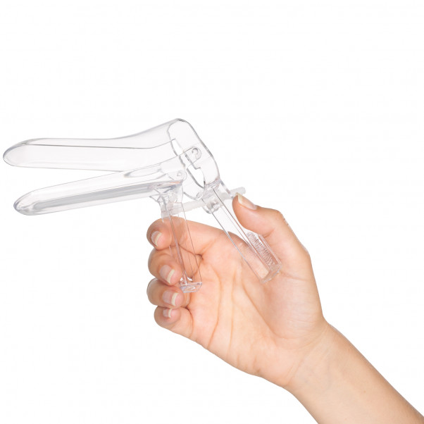 You2Toys Pussy Opener Vaginal Speculum Produktbillede med hånd 50