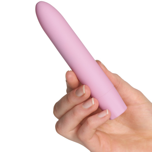Baseks Klassisk Vibrator Produktbillede med hånd 50