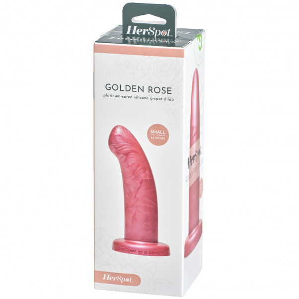 HerSpot Golden Rose Small Dildo Emballagebillede 90