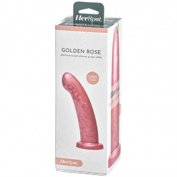 HerSpot Golden Rose Large Dildo Emballagebillede 90