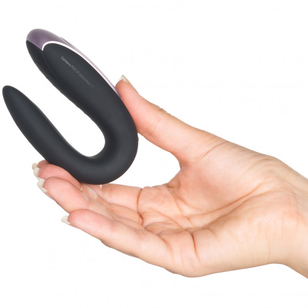 Satisfyer Double Fun App-Styret Par Vibrator Produktbillede med hånd 50