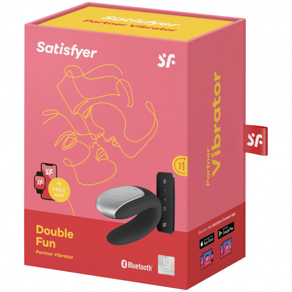 Satisfyer Double Fun App-Styret Par Vibrator Emballagebillede 90
