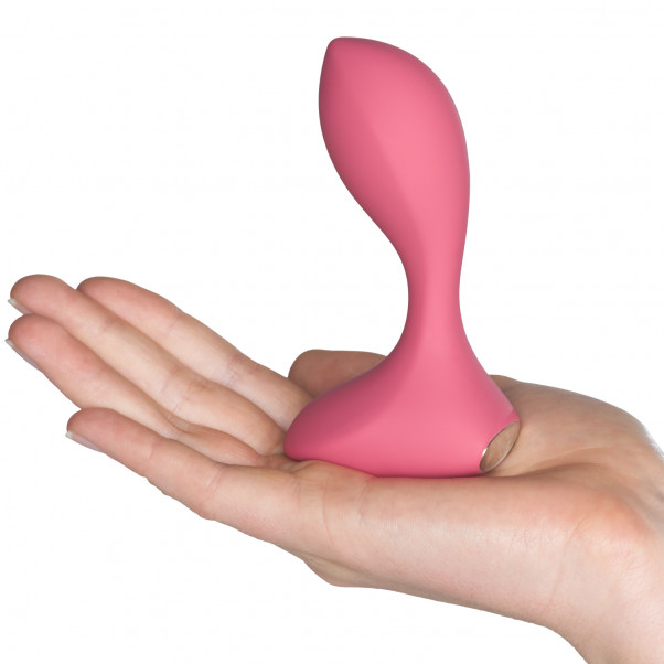 Satisfyer Backdoor Lover Butt Plug Vibrator Produktbillede med hånd 50