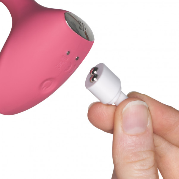 Satisfyer Backdoor Lover Butt Plug Vibrator Produktbillede med hånd 51