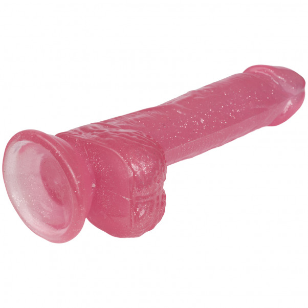 Baseks Glitter Dildo Med Kugler 20,5 cm Produktbillede 4