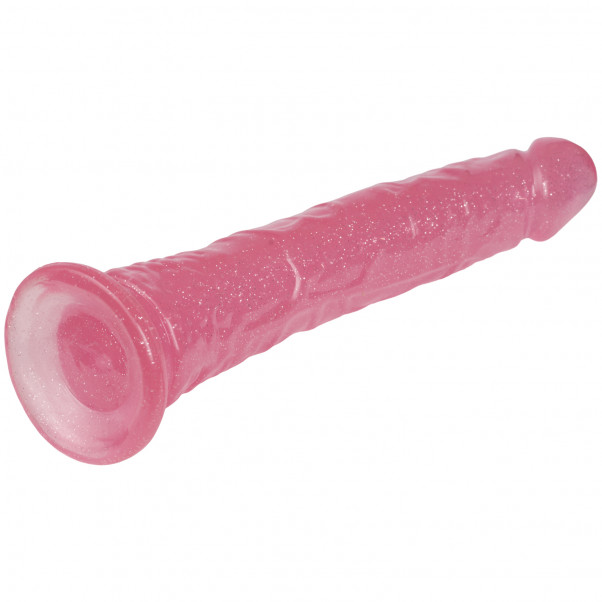 Baseks Glitter Dildo Pink 20 cm Produktbillede 3