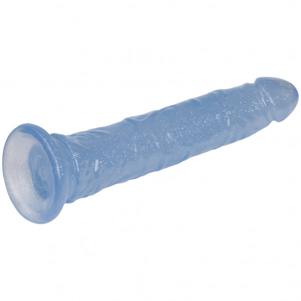 Baseks Glitter Blå Dildo 20,5 cm Produktbillede 3