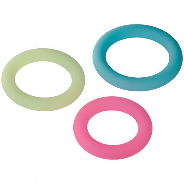 Baseks Glow in the Dark Penisring Sæt Produktbillede 2