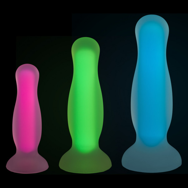 Baseks Glow in the Dark Anal Dildo Sæt Produktbillede 2