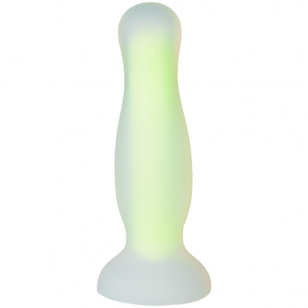 Baseks Glow in the Dark Gul Medium Anal Dildo Produktbillede 1