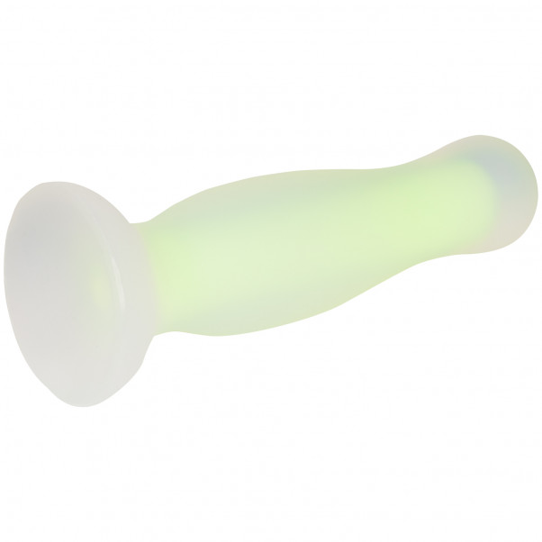 Baseks Glow in the Dark Gul Medium Anal Dildo Produktbillede 3