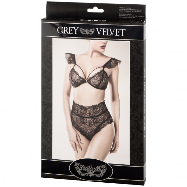 Grey Velvet Blonde BH Sæt med Ærmer Emballagebillede 90