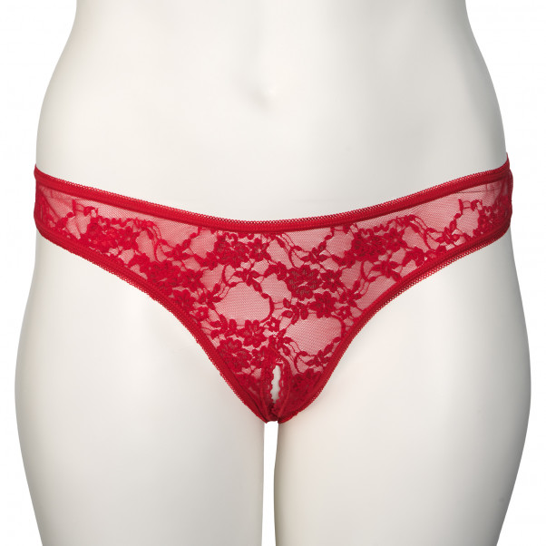 Nortie Siv Bundløs Rød Blonde G-streng Plus Size Produktbillede 6