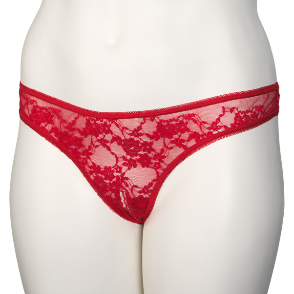 Nortie Siv Bundløs Rød Blonde G-streng Plus Size Produktbillede 7