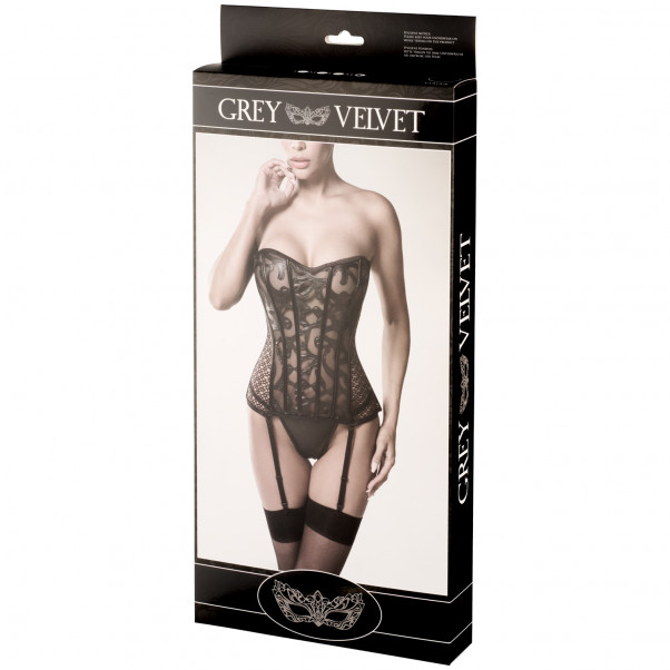 Grey Velvet Corsage Emballagebillede 90