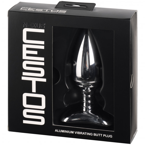 Nexus Cestos Aluminium Fjernbetjent Vibrerende Butt Plug Emballagebillede 90