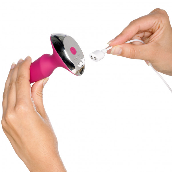 Satisfyer Plug-ilicious 2 Plug Vibrator Produktbillede med hånd 51