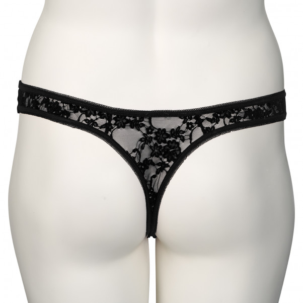 Nortie Siv Bundløs Sort Blonde G-streng Plus Size Produktbillede 8