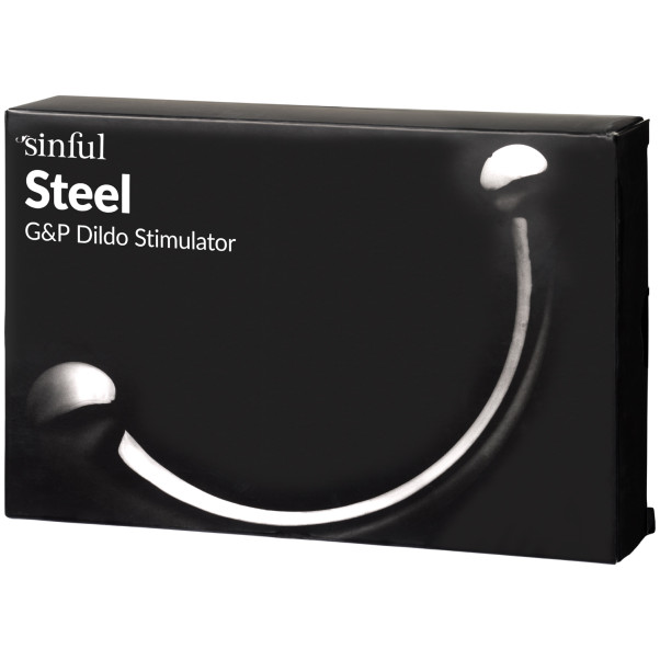 Sinful Stål G&P Dildo Stimulator 24 cm Emballagebillede 90