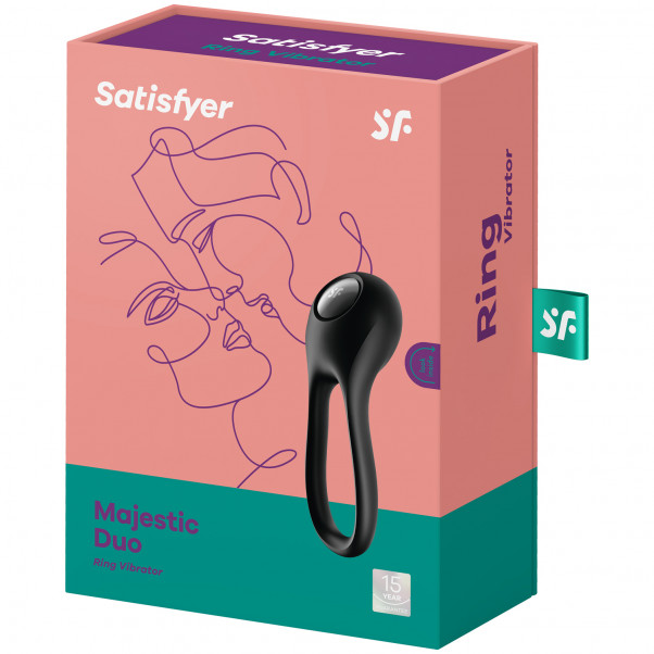 Satisfyer Majestic Duo Vibrerende Penisring Emballagebillede 90