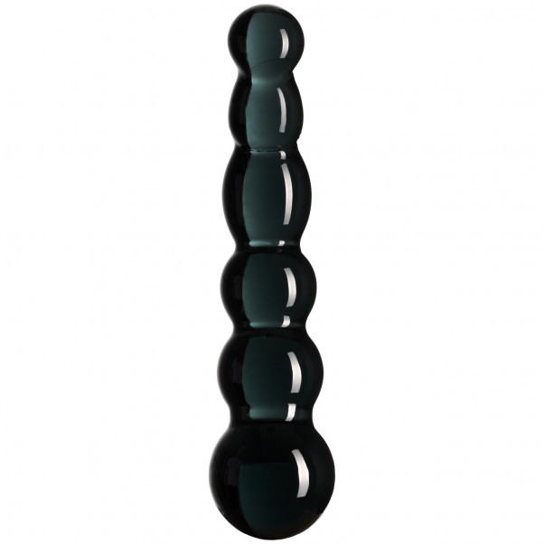 Sinful Black Groove Glas Dildo 17 cm Produktbillede 2