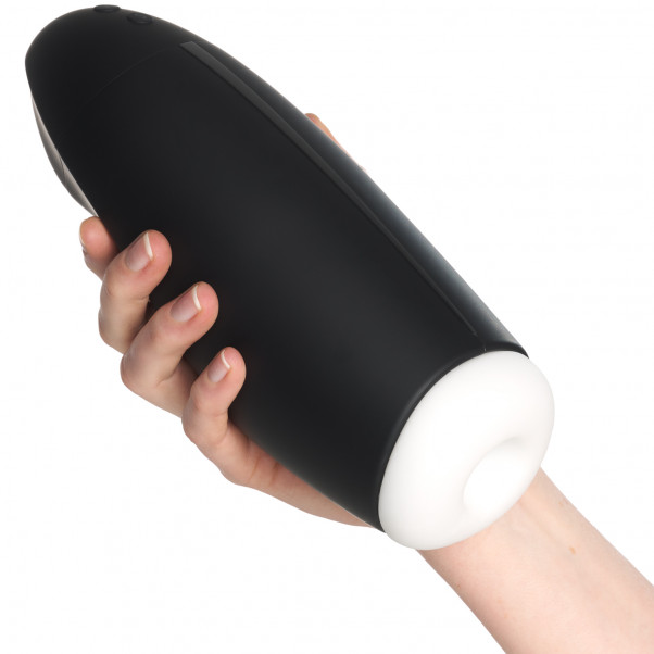 PDX Elite Fap-O-Matic Masturbator Produktbillede med hånd 50