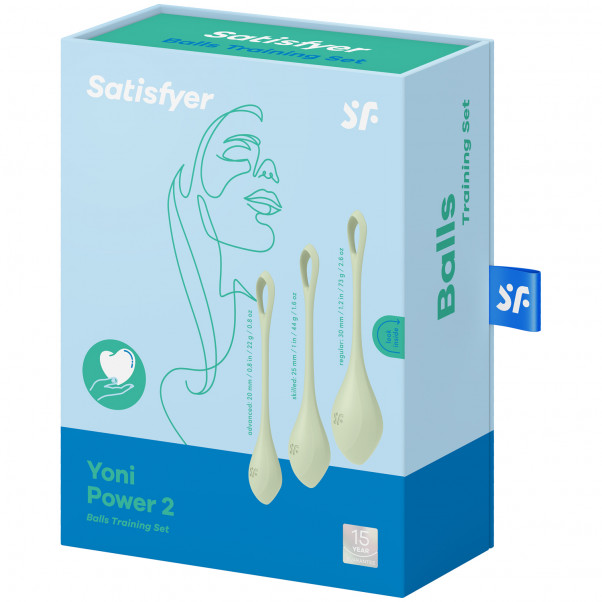 Satisfyer Yoni Power 2 Bækkenbundskugle Sæt Emballagebillede 90